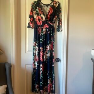 Floral maxi dress